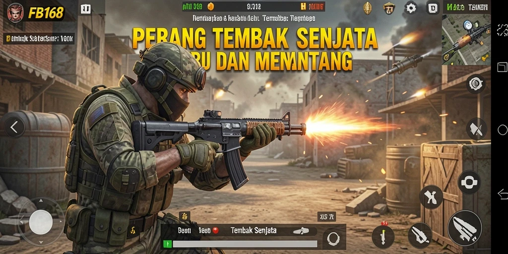 Tampilan antarmuka FB168 yang menarik dan fungsional.