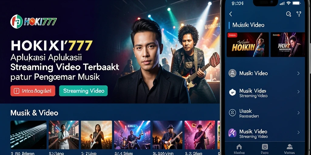 Antarmuka aplikasi HOKI777 menampilkan berbagai pilihan video berkualitas tinggi.